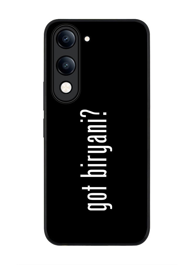 Stylizedd غطاء لجهاز vivo Y29s 5G / Y19s 5G، حماية كاميرا رفيعة، غطاء هاتف مضاد للصدمات رقيق - هل حصلت على برياني؟ - Image 1